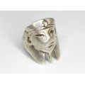 vechi inel egiptean Ramses al II-lea. manufactura in argint